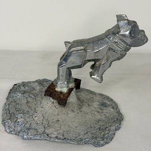 Vintage Mack Truck Bulldog Hood Ornament Cast Aluminum Display